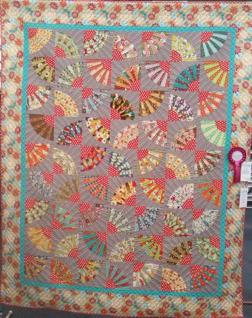 Sandra's prize winning quilt in the Sydney Quilt Show 2016