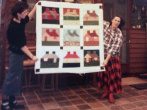Wednesday quilting. Showing a finished quilt 1984